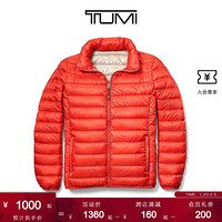 TUMI/途明Outerwear系列轻薄便携女士可收纳旅行夹克 落日红/015817SUNM