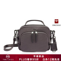 早春新款TUMI/途明Voyageur系列简约轻质便携女士手提斜挎单肩包 铁灰色/0196308IRND