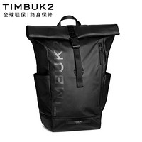 TIMBUK2双肩包男TUCK卷口大logo时尚背包15.6英寸电脑包 音速黑(涂层款)