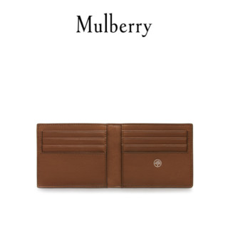 Mulberry/玛珀利 牛皮 8 卡槽钱包 RL4919 褐色