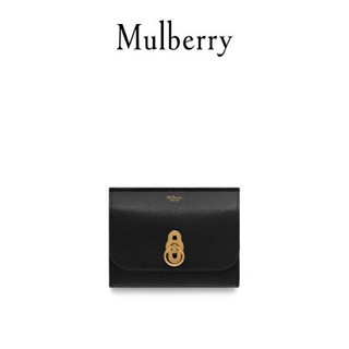 Mulberry/玛珀利 Amberley系列 牛皮 中号钱包 RL5229 黑色A100