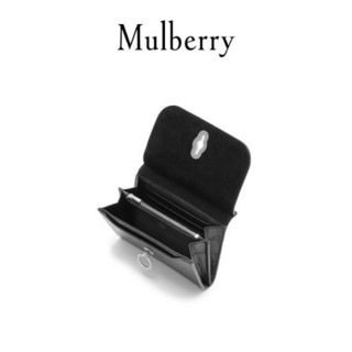 MulberryV玛珀利秋冬新款Amberley 女士黑色中号钱包 RL6096 黑色A100