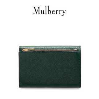 Mulberry/玛珀利秋冬新款  女士经典绿折叠式多卡槽钱包 RL6447 经典绿Q633