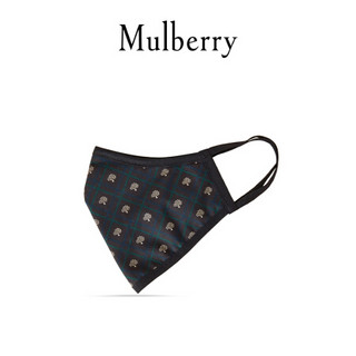 Mulberry/玛珀利秋冬新款菱形格纹和桑树标志日用面罩 RF5464 黑色(中号)