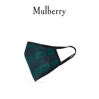 Mulberry/玛珀利秋冬新款经典绿格纹印花日用面罩 RF5460 经典绿(中号)