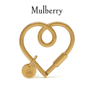 Mulberry 玛珀利 2020秋冬新款黄铜色环形心形钥匙环RK5123 黄铜色