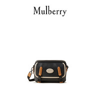 Mulberry/玛珀利2021春夏新款Heritage 小号邮差包HH6802 貂皮黑-象牙色-黑色