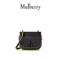 Mulberry/玛珀利女包2021春夏新款Amberley 小号单肩学院包HH6630 黑色