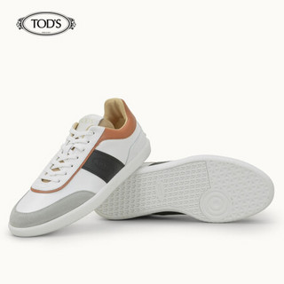 托德斯 TOD'S 2020秋冬 男士牛皮运动鞋 刘昊然同款  限量   XXM68C0DP30OV6  白色/蓝色 39