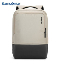 新秀丽（Samsonite）双肩包电脑包MacBook苹果联想笔记本15.6英寸 HE5*45001 象牙白