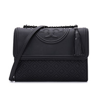 托里·伯奇 TORY BURCH 奢侈品 TB女包 聚氨酯手提单肩斜挎包黑色 39928 001