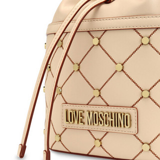 莫斯奇诺 LOVE MOSCHINO  浅裸色单肩手提包水桶包 JC4097PP1ALP0107 女款