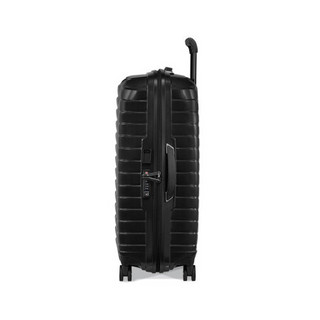 新秀丽拉杆箱行李箱旅行箱Samsonite男女登机箱20英寸可扩展 黑色 CW6