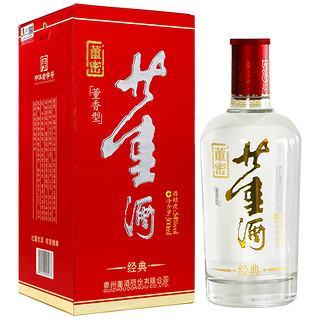 董酒 经典系列 红色 54%vol 董香型白酒 500ml*6瓶 整箱装