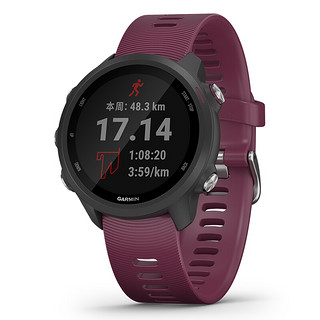 GARMIN 佳明 Forerunner 245 跑步智能手表 010-02120-47 红酒紫 42.3mm 音乐版