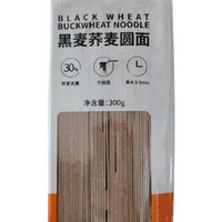 QEEWOO 七年五季 黑麦荞麦面（圆面型）300g*2袋
