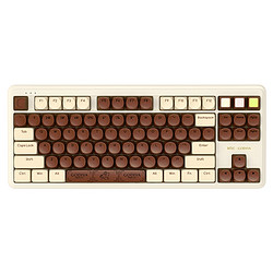 iKBC ikbc 巧克力 歌帝梵联名 无线蓝牙双模机械键盘 红轴/青轴