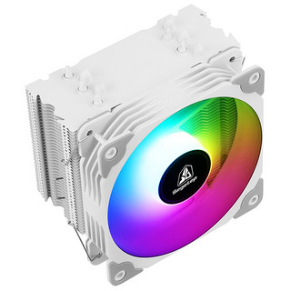 Segotep 鑫谷 冷锋霜塔T5 冰山版 RGB 单塔 风冷散热器 白色