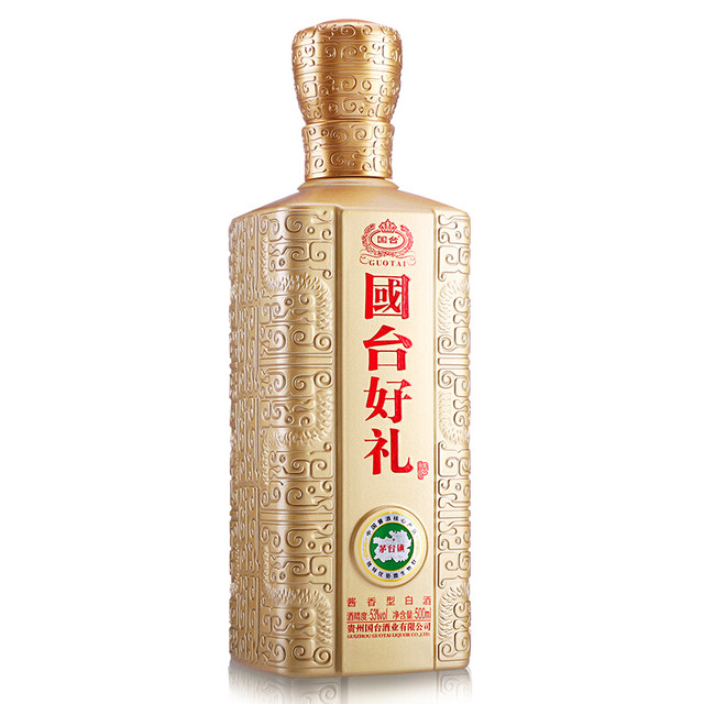 国台白酒_GUOTAI 国台好礼酒53%vol 酱香型白酒500ml*2瓶礼盒装
