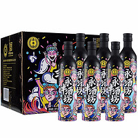 YONGFENG 永丰牌 北京二锅头 永丰酒坊 戏看人生 黑色 38%vol 浓香型白酒 500ml*6瓶 整箱装