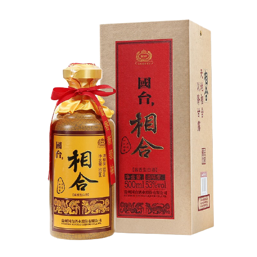 国台相合酒酱香型白酒53度500ml