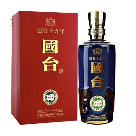 GUOTAI 国台十五年53%vol 酱香型白酒500ml 单瓶装【报价价格评测怎么样