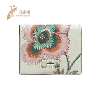 Ferragamo菲拉格慕女包2021新款印花GANCINI小号钱包 22D780 743023花色