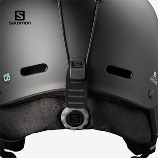 萨洛蒙（Salomon）男女款 户外运动亚洲版型双板滑雪头盔 BRIGADE ASIAN FIT 黑色 413397 L