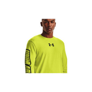 安德玛官方UA Hoops男子长袖上衣Under Armour1361948 黄色772 M