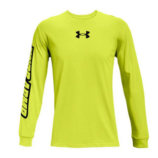 安德玛官方UA Hoops男子长袖上衣Under Armour1361948 黄色772 M