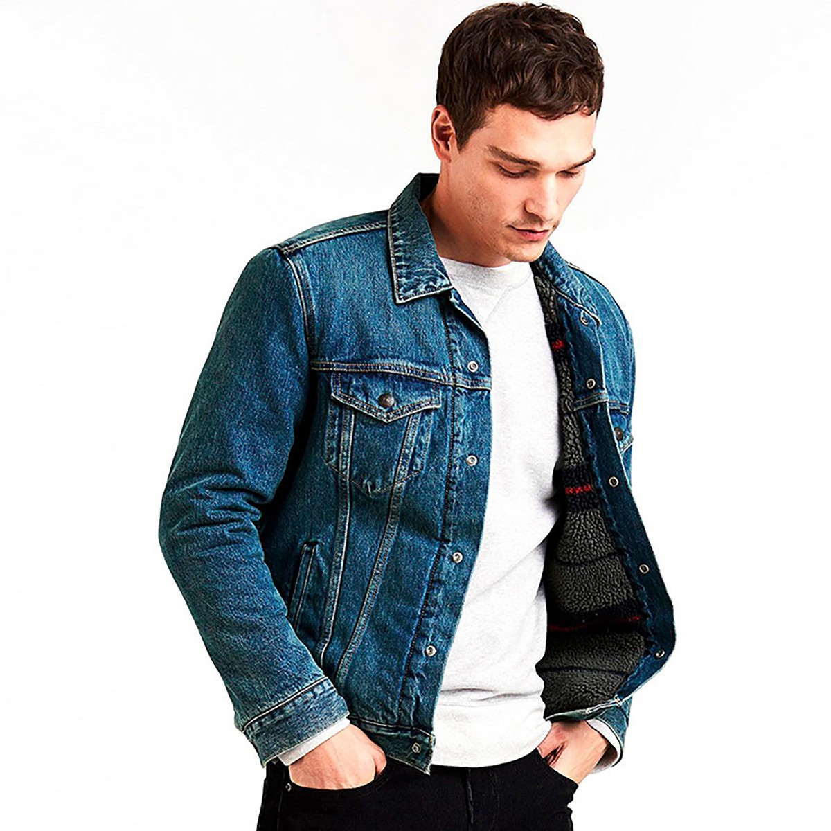 限尺码levis李维斯57696男士夹克