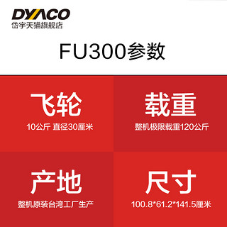 DYACO岱宇FU300磁控静音健身车室内运动立式车家用款动感单车家用