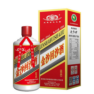 JINSHA 金沙 回沙酒 精典 53%vol 酱香型白酒 500ml*6瓶 整箱装