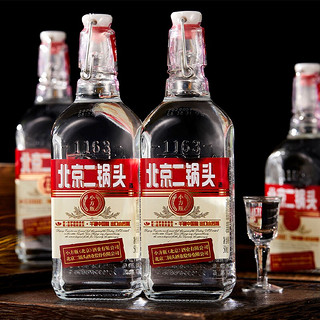 YONGFENG 永丰牌 北京二锅头 三色 出口小方瓶 42%vol 清香型白酒 500ml*12瓶 整箱装