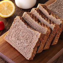 紫薯黑麦代餐面包切片早餐面包无加蔗糖吐司