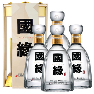 今世缘 国缘系列 国缘 四开 42%vol 浓香型白酒 500ml*4瓶 整箱装