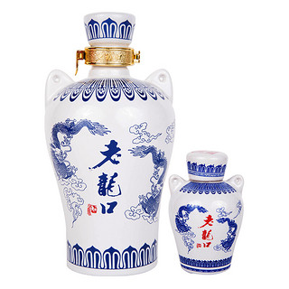 LAO LONG KOU 老龍口 青花龙 45%vol+58%vol 浓香型白酒 500ml*6瓶+50ml*6瓶 整箱装