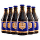 PLUS会员：CHIMAY 智美 蓝帽 修道院四料风格 9%vol 比利时进口 精酿啤酒 330ml*6瓶