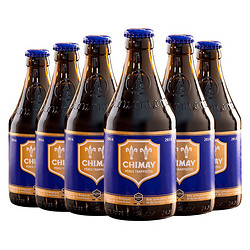CHIMAY 智美 蓝帽 修道院四料风格 9%vol 比利时进口 精酿啤酒 330ml*6瓶