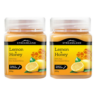 新溪岛新西兰进口柠檬蜂蜜水果蜜250g*2瓶