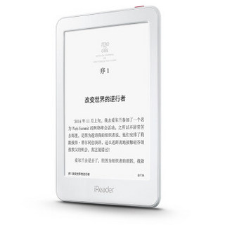 【套装】掌阅iReader 青春版 电子书阅读器 6英寸墨水屏 8G存储 白色+拾光系列保护套-纸飞机