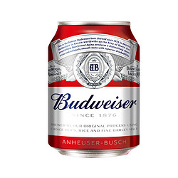 百威（Budweiser）啤酒迷你啤酒255ml*24听小罐整箱装新品苏宁自营 *2件