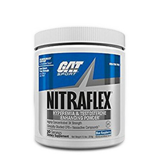 美国GAT Nitraflex高强度促睾粉剂300g男女健身增肌提升睾酮水平耐力爆发力运动营养补剂 苹果味