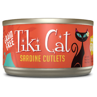 蒂基猫Tiki Cat猫罐头泰国进口主食罐头猫粮 烧烤系列 烤沙丁鱼170g