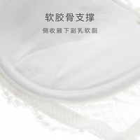爱慕爱美丽内衣小胸聚拢显大蕾丝纯色抹胸式文胸IM11AVP1