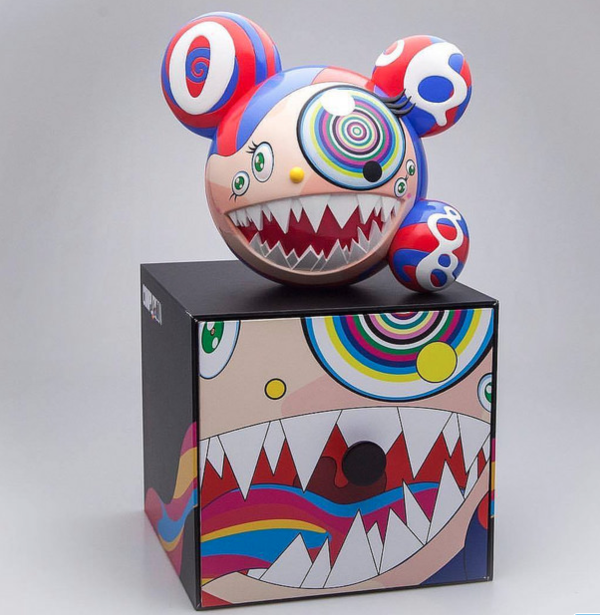 艺术品howstore村上隆xcomplexcon限量版mrdob潮流艺术摆件