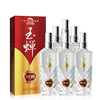 YUCHAN 玉蝉老酒 特曲 52%vol 浓香型白酒 500ml*6瓶 整箱装