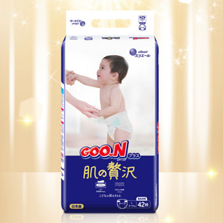 GOO.N 大王 奢华肌系列 纸尿裤 L42片