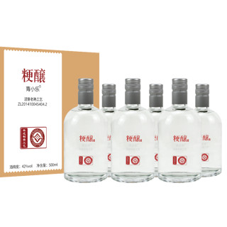 青小乐 粳醸 42%vol 浓香型白酒 500ml*6瓶 整箱装