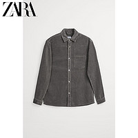 ZARA 01123400802 男士衬衫式夹克外套